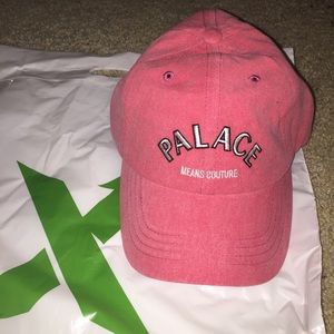 Palace Means Couture Red/Pink Hat Cap